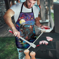 Stained Glass Krampus Apron Gothic Christmas Myth - Wonder Print Shop