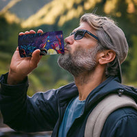 Stained Glass Krampus 4 in 1 Can Cooler Tumbler Gothic Christmas Myth - Wonder Print Shop