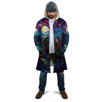 Stained Glass Krampus Cloak Gothic Christmas Myth - Wonder Print Shop