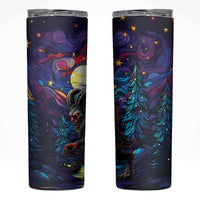 Stained Glass Krampus Skinny Tumbler Gothic Christmas Myth - Wonder Print Shop
