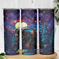 Stained Glass Krampus Skinny Tumbler Gothic Christmas Myth - Wonder Print Shop