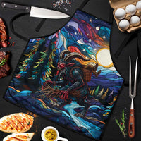 Stained Glass Krampus Apron Folklore Horror Art - Wonder Print Shop
