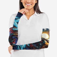 Stained Glass Krampus Arm Sleeves Folklore Horror Art - Wonder Print Shop