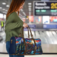 Stained Glass Krampus Travel Bag Folklore Horror Art - Wonder Print Shop