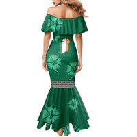 Irish Celtic Cross and Harp with Ireland Shamrock Personalized Mermaid Dress - Wonder Print Shop