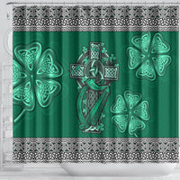 irish-celtic-cross-and-harp-with-ireland-shamrock-personalized-shower-curtain