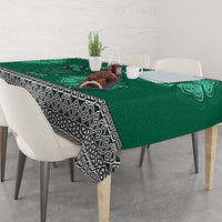 Irish Celtic Cross and Harp with Ireland Shamrock Personalized Tablecloth - Wonder Print Shop