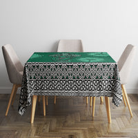 Irish Celtic Cross and Harp with Ireland Shamrock Personalized Tablecloth - Wonder Print Shop
