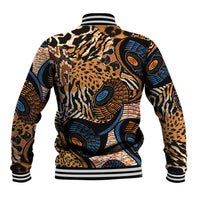African Ankara Motifs Mixed Animal Skins Baseball Jacket LT9 - Wonder Print Shop