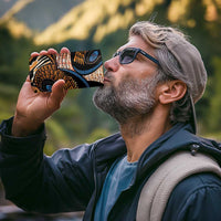 African Ankara Motifs Mixed Animal Skins 4 in 1 Can Cooler Tumbler LT9 - Wonder Print Shop