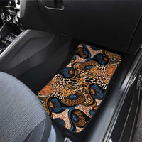 African Ankara Motifs Mixed Animal Skins Car Mats LT9 - Wonder Print Shop