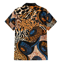 African Ankara Motifs Mixed Animal Skins Family Matching Mermaid Dress and Hawaiian Shirt LT9 - Wonder Print Shop