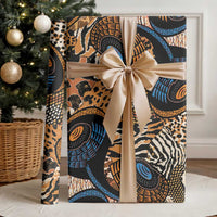 African Ankara Motifs Mixed Animal Skins Wrapping Paper - Wonder Print Shop