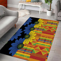 African Ethnic Kitenge Ankara Style Area Rug LT9 - Wonder Print Shop