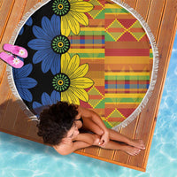 African Ethnic Kitenge Ankara Style Beach Blanket LT9 - Wonder Print Shop