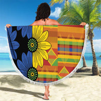 African Ethnic Kitenge Ankara Style Beach Blanket LT9 - Wonder Print Shop