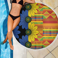 African Ethnic Kitenge Ankara Style Beach Blanket LT9 - Wonder Print Shop