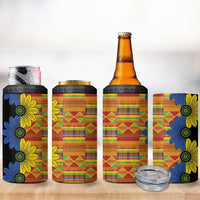 African Ethnic Kitenge Ankara Style 4 in 1 Can Cooler Tumbler LT9 - Wonder Print Shop