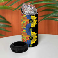 African Ethnic Kitenge Ankara Style 4 in 1 Can Cooler Tumbler LT9 - Wonder Print Shop