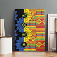 African Ethnic Kitenge Ankara Style Canvas Wall Art LT9 - Wonder Print Shop