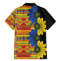 African Ethnic Kitenge Ankara Style Family Matching Mermaid Dress and Hawaiian Shirt LT9 - Wonder Print Shop