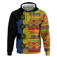 African Ethnic Kitenge Ankara Style Hoodie - Wonder Print Shop