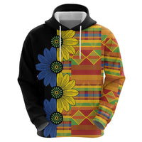 African Ethnic Kitenge Ankara Style Hoodie - Wonder Print Shop