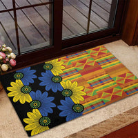African Ethnic Kitenge Ankara Style Rubber Doormat - Wonder Print Shop