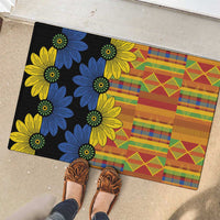 African Ethnic Kitenge Ankara Style Rubber Doormat - Wonder Print Shop