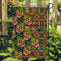 African Tribal Geometric Mixed Kanga Pattern Garden Flag - Wonder Print Shop