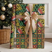 African Tribal Geometric Mixed Kanga Pattern Wrapping Paper - Wonder Print Shop