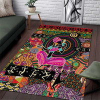 African Women Ethnic Motifs Area Rug LT9 - Wonder Print Shop