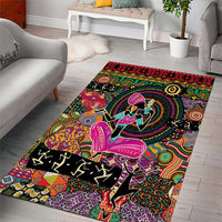 African Women Ethnic Motifs Area Rug LT9 - Wonder Print Shop