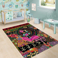 African Women Ethnic Motifs Area Rug LT9 - Wonder Print Shop