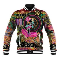 African Women Ethnic Motifs Baseball Jacket LT9 - Wonder Print Shop