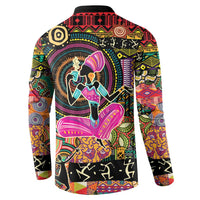 African Women Ethnic Motifs Button Sweatshirt LT9 - Wonder Print Shop