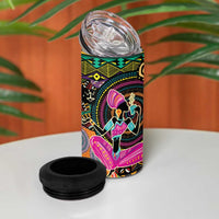 African Women Ethnic Motifs 4 in 1 Can Cooler Tumbler LT9 - Wonder Print Shop