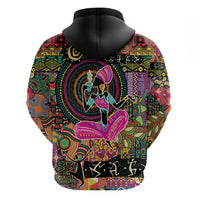African Women Ethnic Motifs Hoodie - Wonder Print Shop