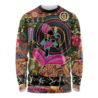 African Women Ethnic Motifs Long Sleeve Shirt - Wonder Print Shop