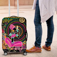 African Women Ethnic Motifs Luggage Cover - Wonder Print Shop