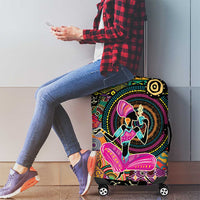 African Women Ethnic Motifs Luggage Cover - Wonder Print Shop