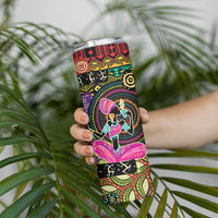 African Women Ethnic Motifs Skinny Tumbler - Wonder Print Shop