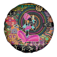 African Women Ethnic Motifs Spare Tire Cover - Wonder Print Shop