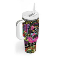 African Women Ethnic Motifs Tumbler With Handle - Wonder Print Shop