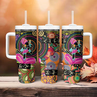 African Women Ethnic Motifs Tumbler With Handle - Wonder Print Shop