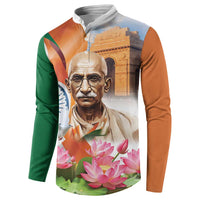 India Gandhi Martyr's Day Button Sweatshirt Shaheed Diwas Ashoka Chakra LT9 - Wonder Print Shop