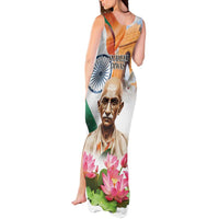 India Gandhi Martyr's Day Tank Maxi Dress Shaheed Diwas Ashoka Chakra - Wonder Print Shop