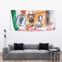 India Gandhi Martyr's Day Tapestry Shaheed Diwas Ashoka Chakra - Wonder Print Shop