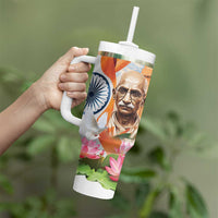 India Gandhi Martyr's Day Tumbler With Handle Shaheed Diwas Ashoka Chakra - Wonder Print Shop
