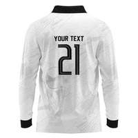 Custom Germany WC26 Future Champions Long Sleeve Polo Shirt Die Nationalelf Road to 5 Stars - Wonder Print Shop